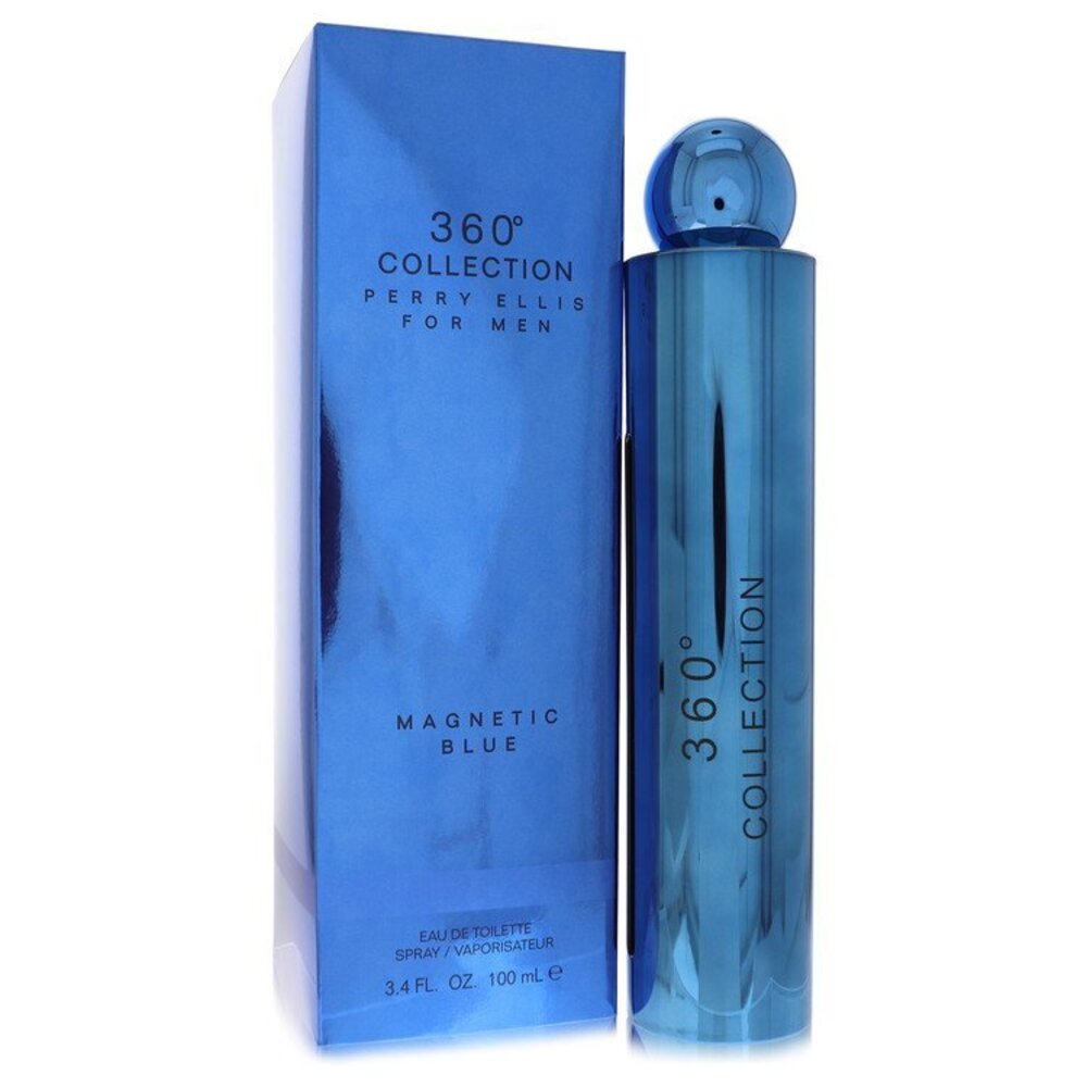 Perry Ellis 360 Collection Magnetic Blue by Perry Ellis Eau De Toilette Spray 3.
